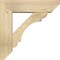 Ekena Millwork Olympic Slat Rough Sawn Bracket w/ Offset Brace, Douglas Fir, 6"W x 20"D x 20"H BKT0604X20X20OLY06RDF - alternate 4